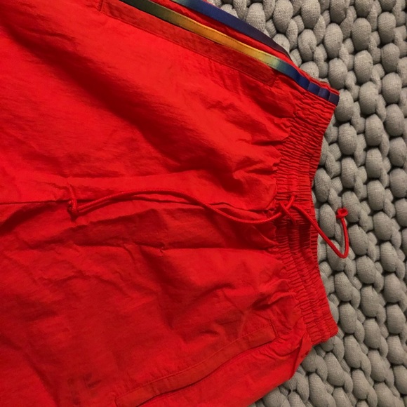 Red Adidas swish pants! Vintage style, never been worn, super cute and trendy! - Picture 5 of 14